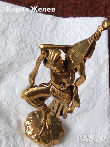 Месингова статуетка фигура 52775, снимка 6 - Антикварни и старинни предмети - 53220512