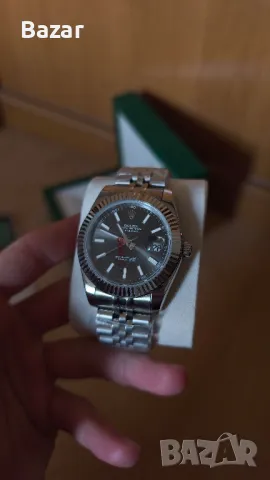 Rolex Datejust Jubelee Black Автоматичен Часовник Най-висок клас изработен по оригиналният модел, снимка 9 - Мъжки - 49237751