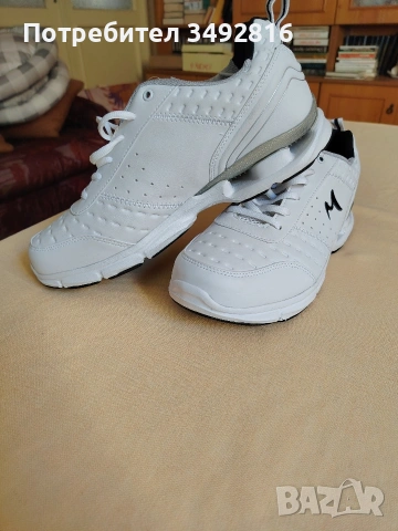 Бели мъжки маратонки, снимка 3 - Маратонки - 53664055