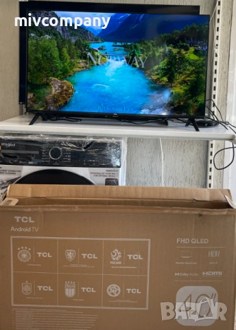 Смарт телевизор ''40 TCL 40S51K QLED SMART TV, ANDROID TV