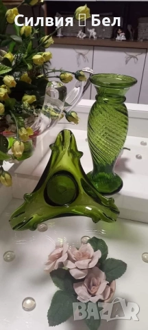 Арт зелено стъкло 💚 