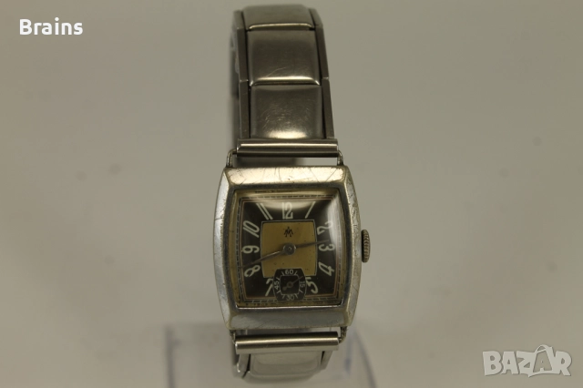 1930's AM Немски Военен Часовник Отлично Работещ, снимка 2 - Антикварни и старинни предмети - 52865400