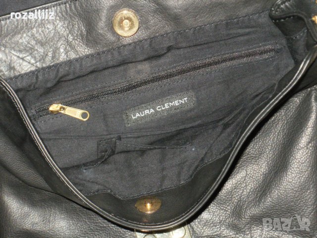 LAURA CLEMENT нова дамска чанта естествена кожа, снимка 12 - Чанти - 42040568
