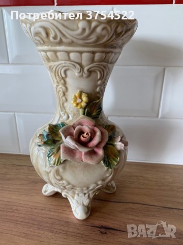 Порцеланова ваза Capodimonte, снимка 12 - Антикварни и старинни предмети - 41348180