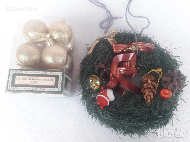 Коледна украса - елха, играчки, свещници, снимка 6 - Декорация за дома - 50216611