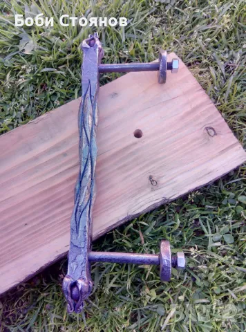 Дръжка от ковано желязо с подвижни топчета , снимка 2 - Други - 50132468