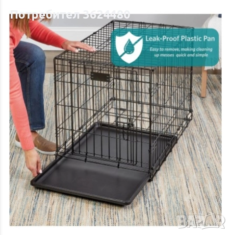 Транспортна клетка за малки кучета (60см), снимка 3 - За кучета - 52320490