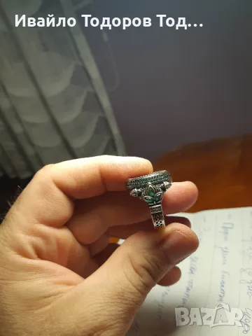 Мъжки бутиков сребърен пръстен ръчна изработка , снимка 18 - Пръстени - 48372546