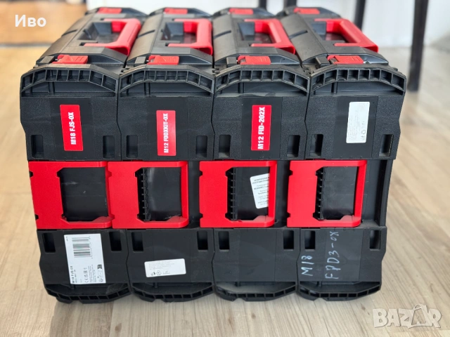 4 бр. куфари за инструменти Milwaukee, снимка 2 - Куфари с инструменти - 53505763