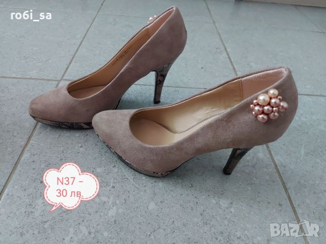 Дамски обувки с висок ток 37, снимка 3 - Дамски обувки на ток - 41354555