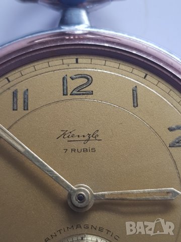 Джобен часовник Kenzle 7 rubis, снимка 3 - Антикварни и старинни предмети - 33956117