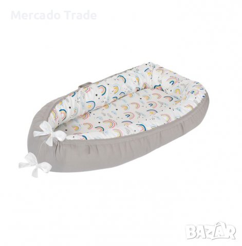 Бебешка кошница Mercado Trade, За сън и почивка, Преносимо, Универсално, Бял