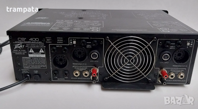 НАЙ ДОБРАТА ОФЕРТА Крайно стъпало/Усилвател Peavey CS-400 / Made in USA , снимка 9 - Ресийвъри, усилватели, смесителни пултове - 52807759