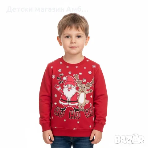 Детска коледна блуза , снимка 2 - Детски Блузи и туники - 56195292