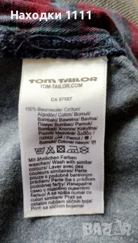 Чудесна детска ризка Tom Tailor, 100% памук, размер 128-134, 8-9 години, снимка 5 - Детски ризи - 51986505