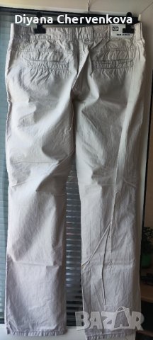 Мъжки памучен панталон - бежов, снимка 2 - Панталони - 41567659