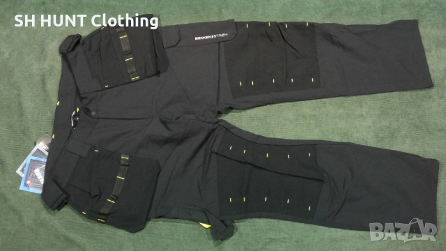Bekken & Strom MOELV HÅNDVERKSBUKSE 4-VEIS STRETCH SVART Work Pant размер XL еластичен работен W2-61
