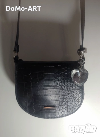 Малка чанта с животински принт Черна, снимка 3 - Чанти - 53744391