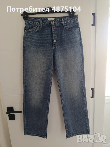 Нови дънки GANNI Lovy Low-Rise Jeans / Размер 28/32 / 100% органичен памук