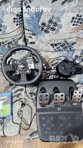 logitech g923 може и бартер за активни тонколони , снимка 2 - Други игри и конзоли - 53301597