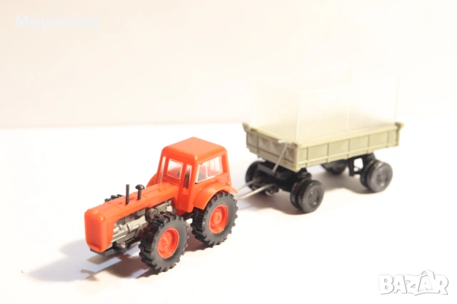 MINI CAR??? H0 1/87 ТРАКТОР С РЕМАРКЕ КАМИОН МОДЕЛ, снимка 4 - Колекции - 53214741