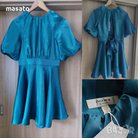 лъскави рокли- размер М, снимка 5 - Рокли - 53214459