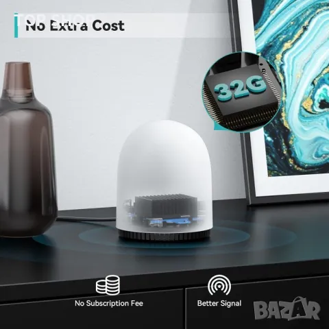 Автономен комплект за видеонаблюдение WUUK Wireless Cam Pro Kit, снимка 8 - Комплекти за видеонаблюдение - 48778315