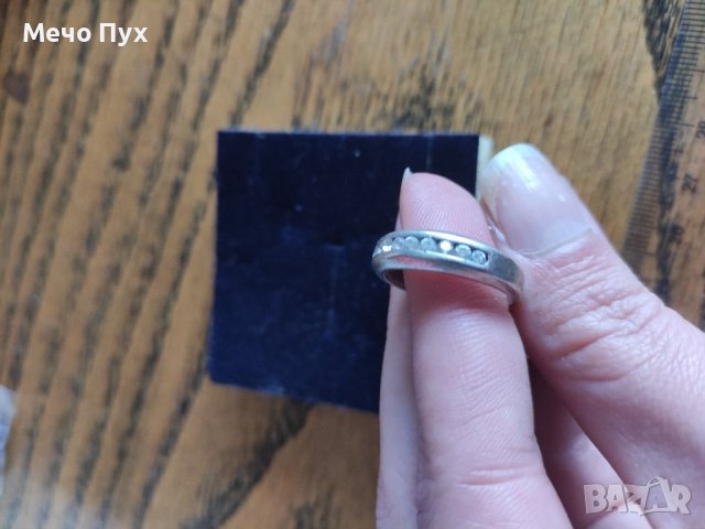 Сребърен пръстен (106), снимка 6 - Пръстени - 39892804