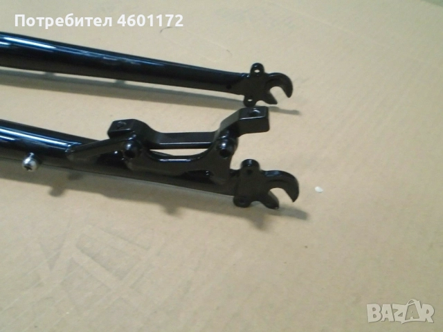 Вилка - Disc Tange Cromo Steel fork black 1-1.1/8” → Обява 51913389, снимка 1