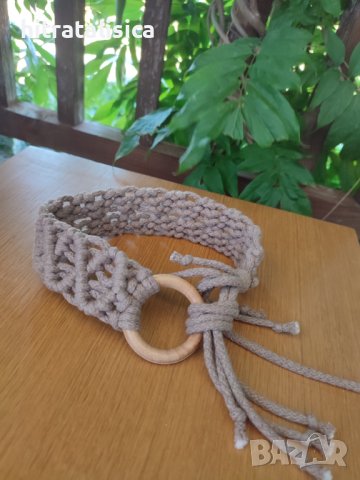 Колие от макраме, снимка 4 - Колиета, медальони, синджири - 41876921
