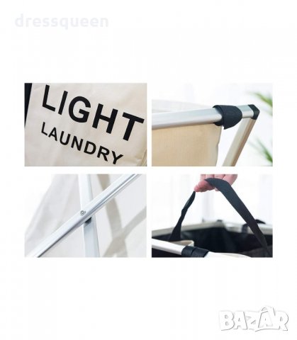 3064 Сгъваем кош за пране с 3 отделения, снимка 14 - Други - 34251518