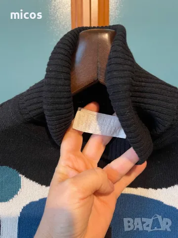 45лв само до 30.11!Peter Pilotto,Маркова блуза,уникална с кашмир,коприна и памук, снимка 4 - Блузи с дълъг ръкав и пуловери - 47950588