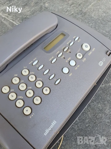 Факс телефон , снимка 2 - Стационарни телефони и факсове - 51362064