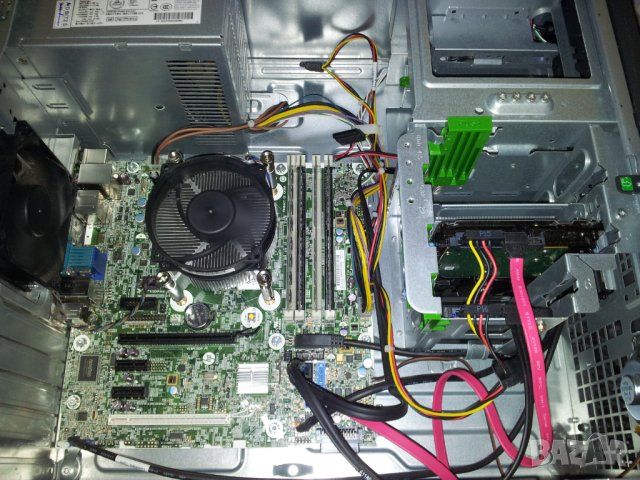 HP EliteDesk 800G1 Inteli5 4590 3.7ghz ram8/16gb ssd120gb хард1TB , снимка 2 - Работни компютри - 41832770