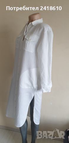 POLO Ralph Lauren  Лен /Вискоза Womens Shirtdress Size 0 /S НОВО! ОРИГИНАЛ! Дамска Ленена Рокля!, снимка 2 - Рокли - 44795595