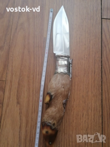 NAVAJA ALBACETE ГОЛЯМ СГЪВАЕМ ЛОВЕН НОЖ, снимка 6 - Антикварни и старинни предмети - 52939509
