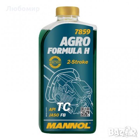 Двутактово масло MANNOL AGRO HUSQVARNA, 1л