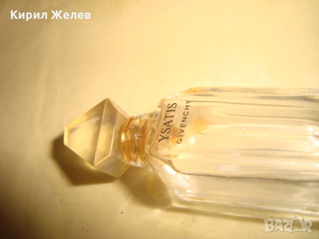 YASATIS GIVENCHY ЖИВАНШИ СТАРО ОРИГИНАЛНО ФРЕНСКО МАРКОВО КРИСТАЛНО ШИШЕНЦЕ от ПАРФЮМ РЕДКАЖ 24841, снимка 6 - Антикварни и старинни предмети - 34479498