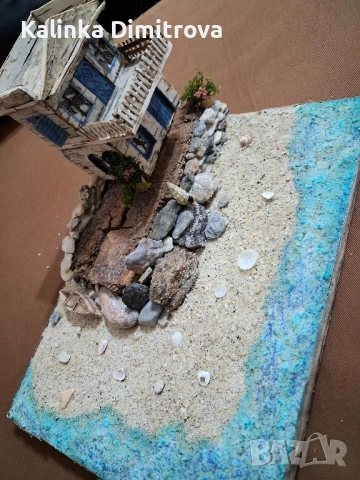 Лято на плажа-ръчна изработка., снимка 7 - Други стоки за дома - 52393708