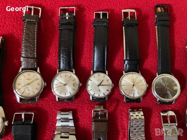 Винтидж Swiss 40/70те Zenith Longines Колекция Часовници, снимка 3 - Мъжки - 53592437