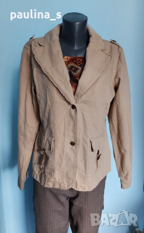 Уникално сако с детайли "Simple wish"® /  голям размер 