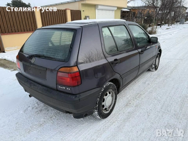 vw golf 3   1.4  53кс / газ бензин - цена 650 евро , БЕЗ БАРТЕР - колата ЩЕ  е регистрирана С БГ ном, снимка 4 - Автомобили и джипове - 53349265