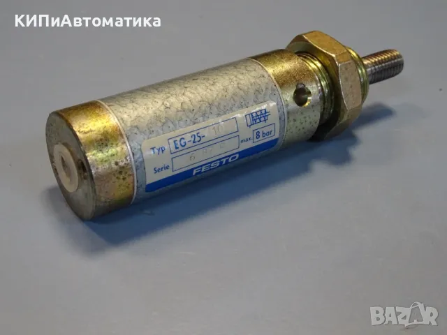 Пневматичен цилиндър еднодействащ Festo EG-25-10 pneumatic cylinder, снимка 3 - Резервни части за машини - 47674776