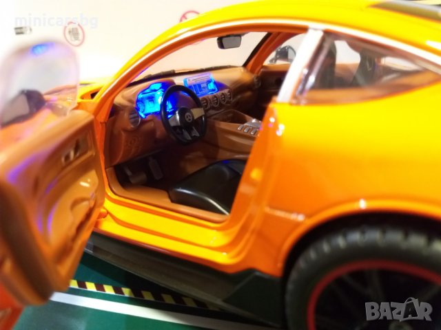 1:18 Метални коли: Mercedes-Benz AMG GT (C190) Black Series (Мерцедес-Бенц), снимка 8 - Колекции - 30110610