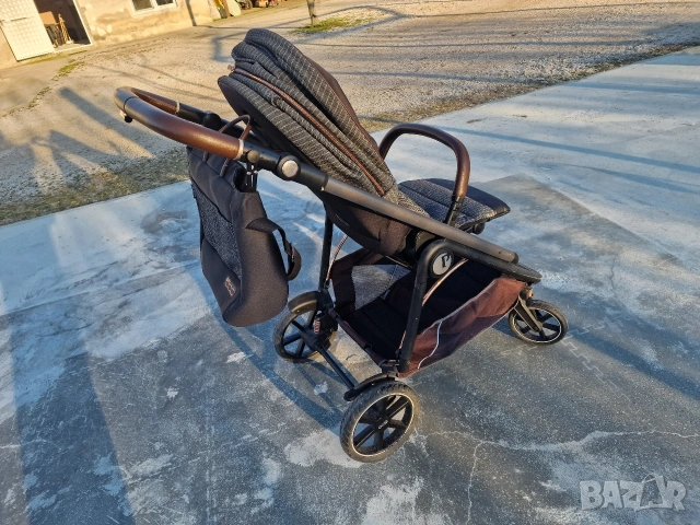 Количка, столче за кола, кош Peg Perego Veloce, цвят Fiat 500, снимка 3 - Детски колички - 53658560