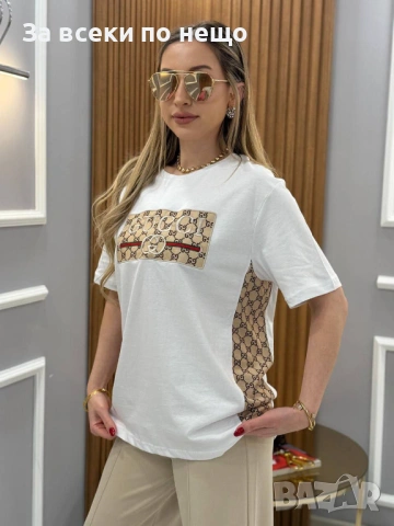 Gucci Дамска Тениска👚Дамска Блуза С Къс Ръкав Гучи Код A1293
