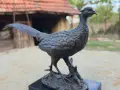 Бронзова статуетка Фазан Франция , снимка 7