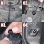 Опашки за притягане, черни, комплект от 50 броя, снимка 2