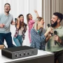 Depusheng R4 Караоке Безжични Микрофони Професионална 4-канална система нова, снимка 4