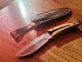 професионален нож за суши и ножове с кожени калъфи , снимка 7